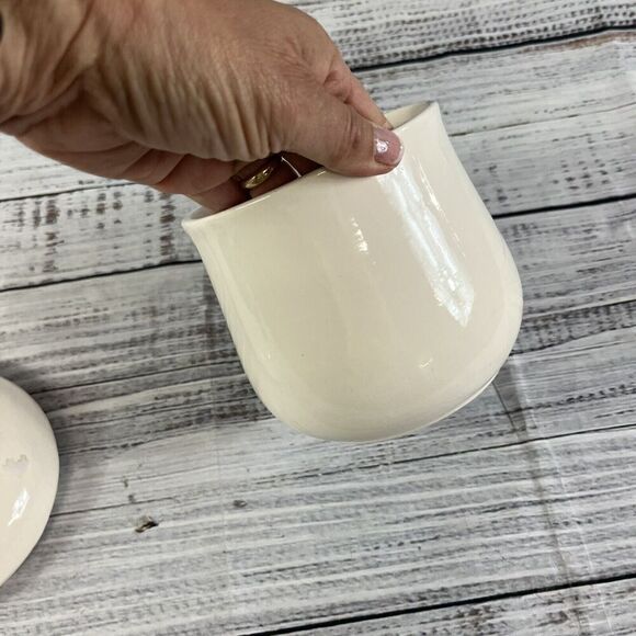 Vintage Cardia Kitchen Canister w/ Lid Fruit Kitchen Grapes Lemons Strawberries - Picture 8 of 11